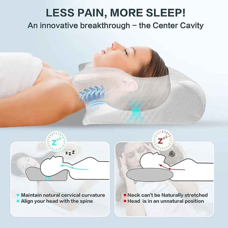 Orthopedic Cervical Pillow – Pain Relief & Comfort