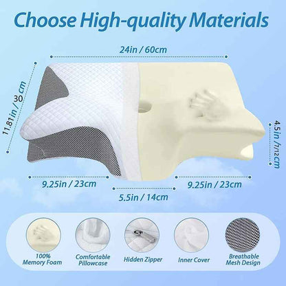Orthopedic Cervical Pillow – Pain Relief &amp; Comfort